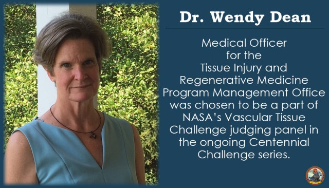 Dr. Wendy Dean, Medical Officer for USAMMDA's TIRM PMO