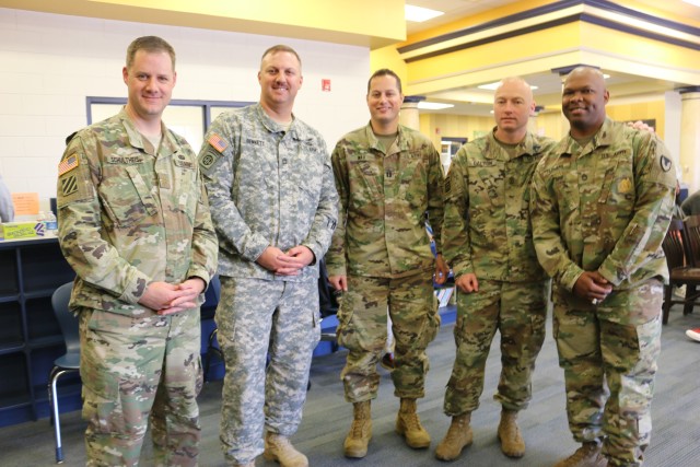 Soldiers Visit Buckhorn Middle School