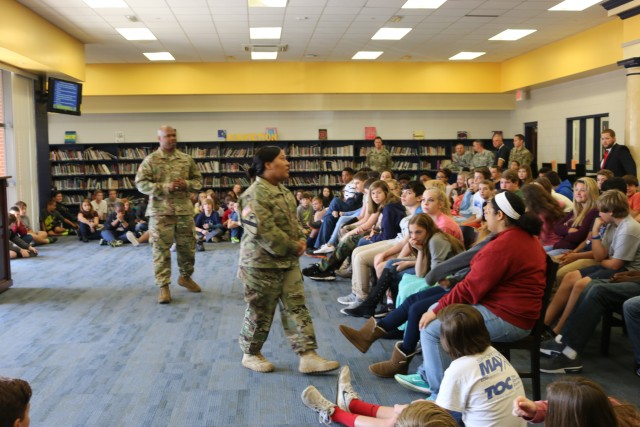 Speaking with the Students