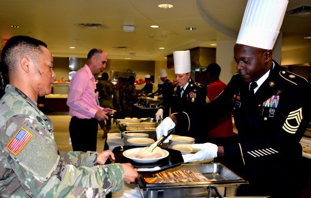 Dressed to Serve: CRDAMC kicks off holiday season with facility's first Thanksgiving meal