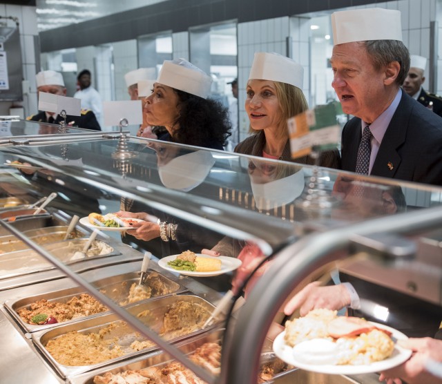 Serving Thanksgiving Dinner