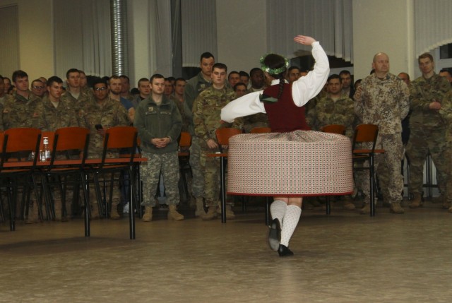Thanksgiving brings a taste of home to Paratroopers in the Baltics
