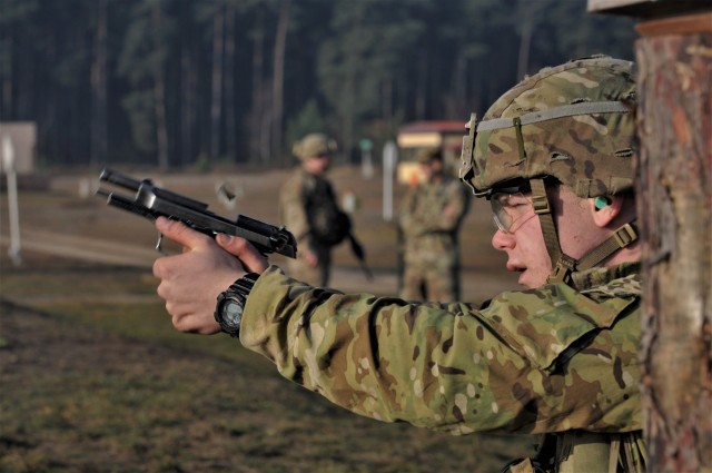 U.S., Polish Allies shooting competition