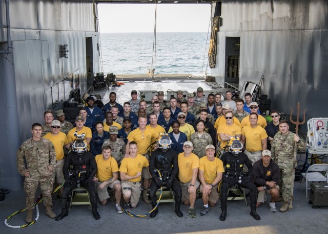 Deployed Army Divers Plunge into Operation Deep Blue