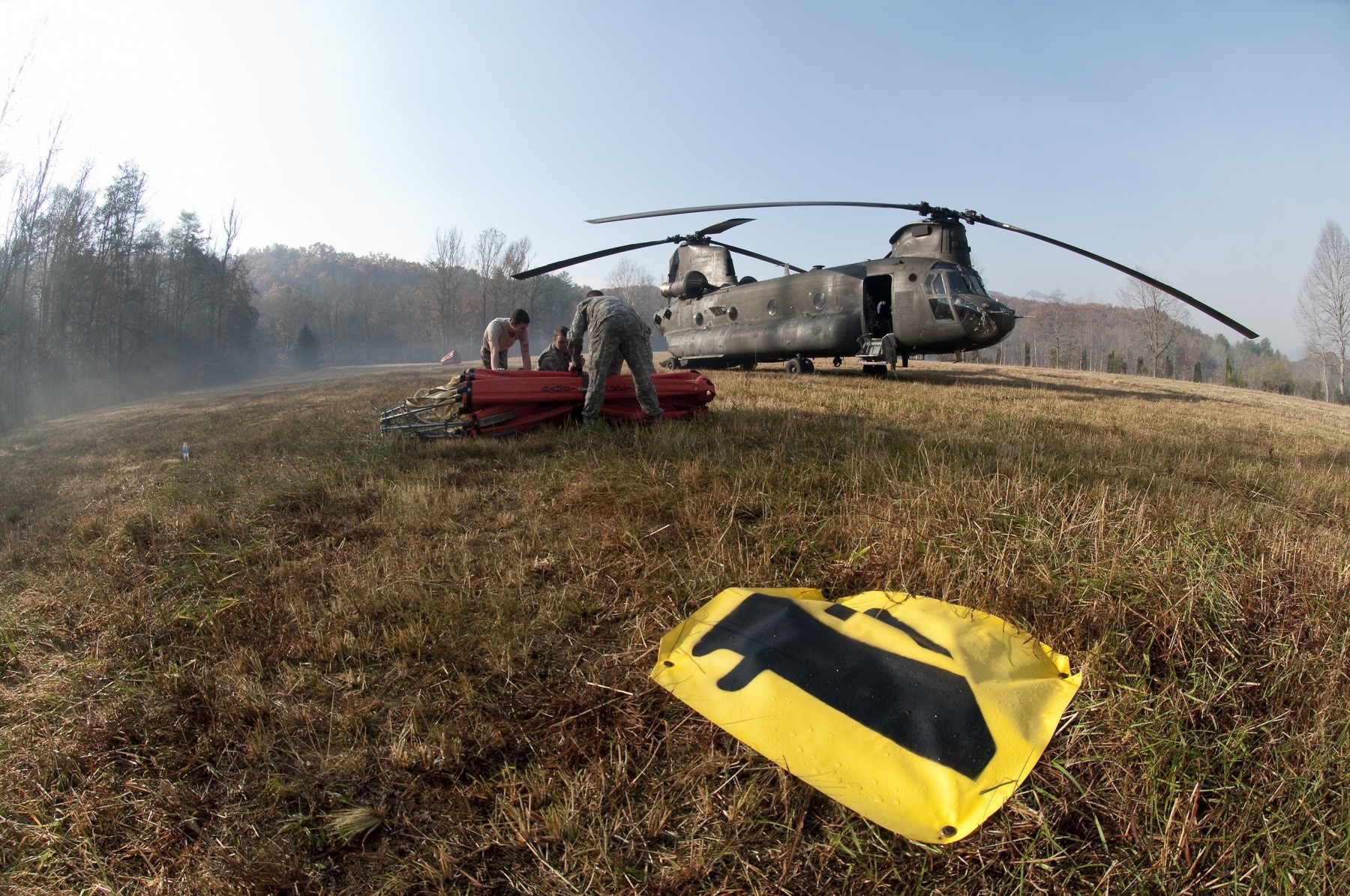 South Carolina Guard member finds meaning of Thanksgiving amid wildfire