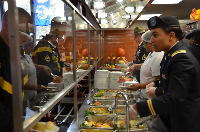 Fort Leonard Wood serves more than 25,000 traditional Thanksgiving meals