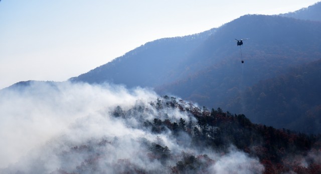 Tennessee Army National Guard assists in wildfire response