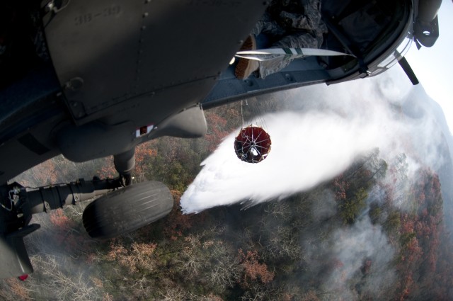 Tennessee Army National Guard assists in wildfire response