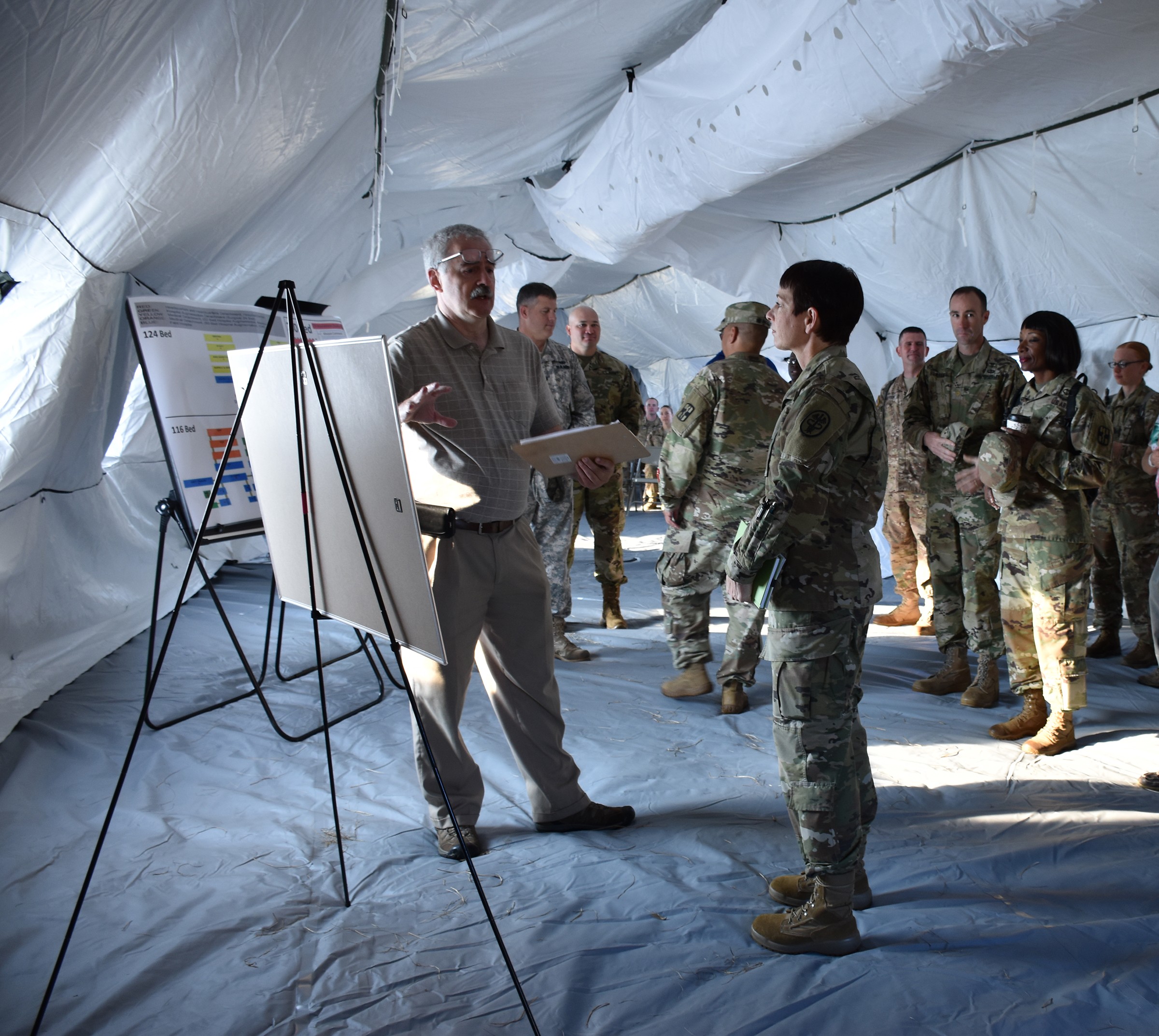 New Field Hospital Equipment Verification Event Held at Fort Polk