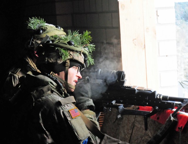 Sky Soldiers take part in urban assault training