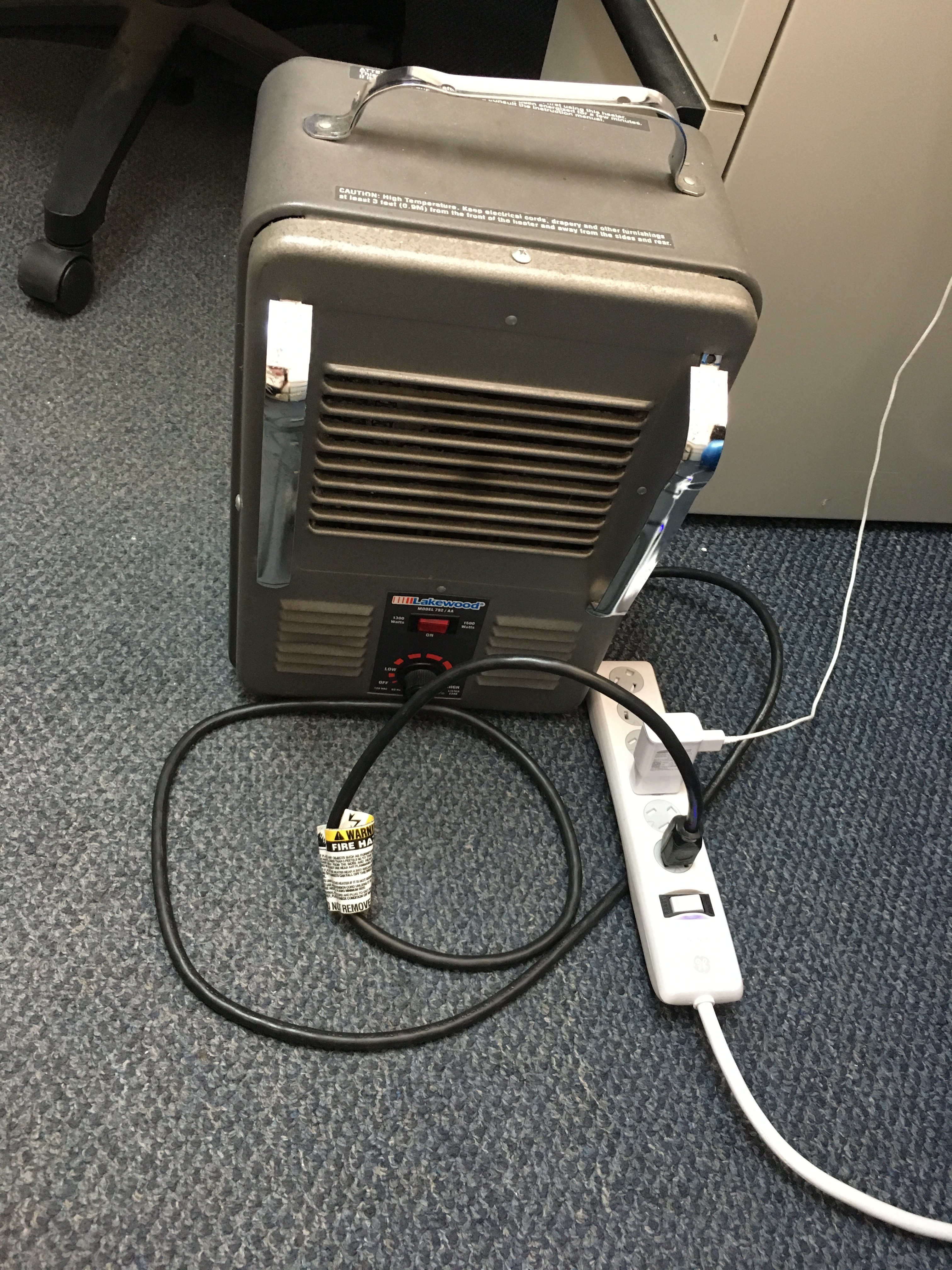 extension cord for 1500 watt heater