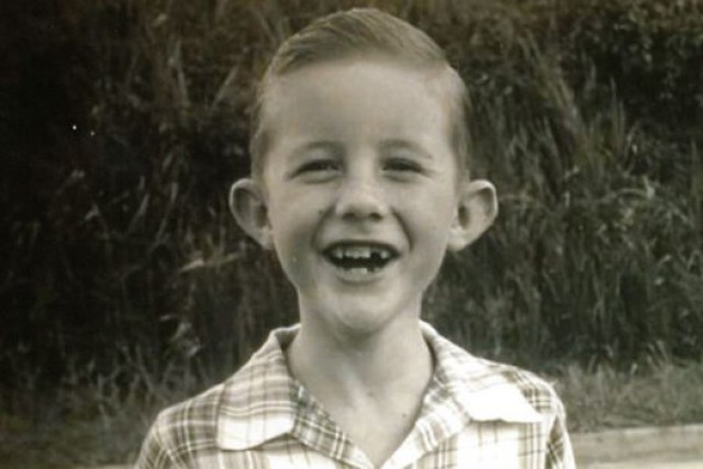 David Burpee as a child.