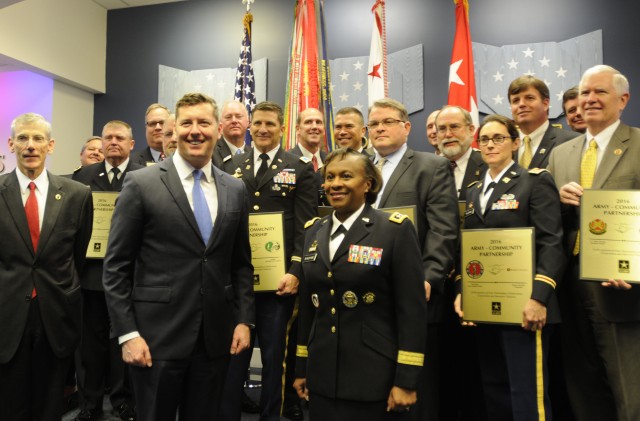 Army Community Partership Program 2016 recognition ceremony