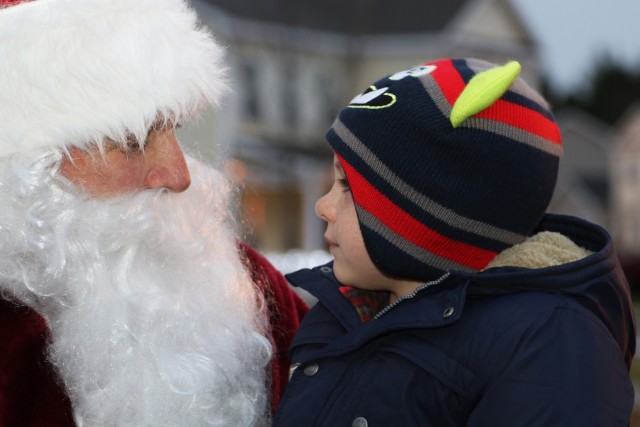 Santa sighting at Fort Drum