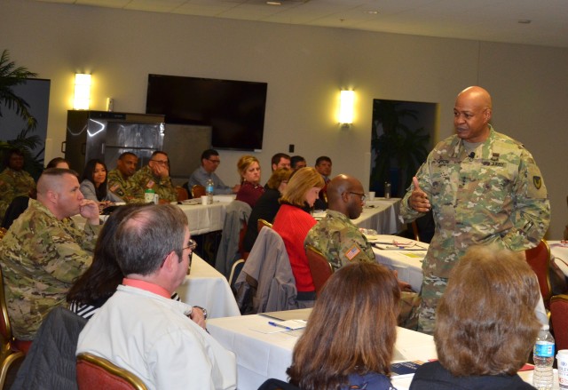 AMC deputy commander meets with Fort Sam leaders