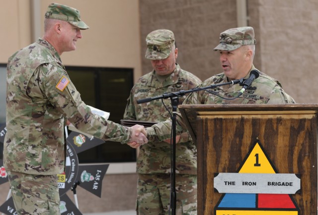 2/1 AD Mission Transition Ceremony