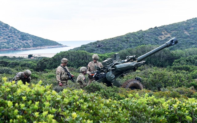 Sky Soldiers' gun line makes it rain steel