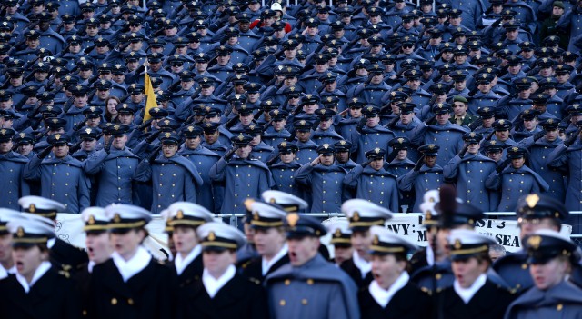 Passionate spirit, tradition of military academies clash at Army-Navy game