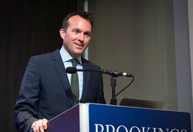 Secretary Eric Fanning delivers remarks at to the Blue Star Families