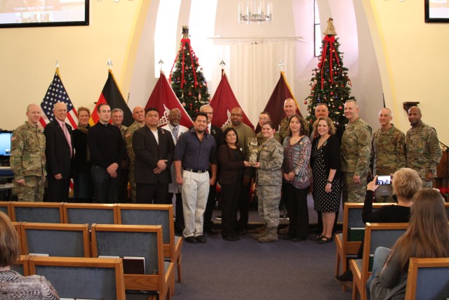 Regional Health Command Europe Virtual Health team presented Annual Wolf Pack Award
