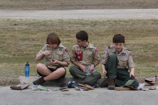 69th ADA Soldiers host Boy Scout troops