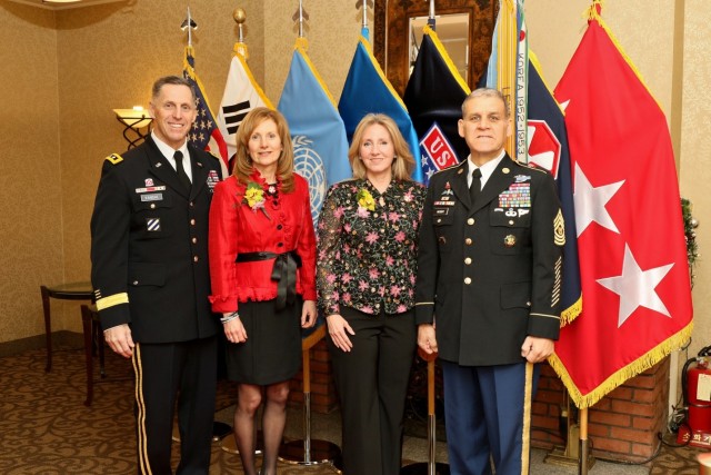 Eighth Army CG Hosts Holiday Reception