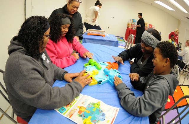It's all fun, games: ACS, AAFES team up to help single parents