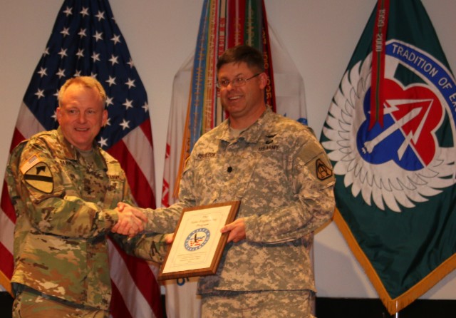 Value Engineering Awardee, Lt. Col. Kirk Ringbloom