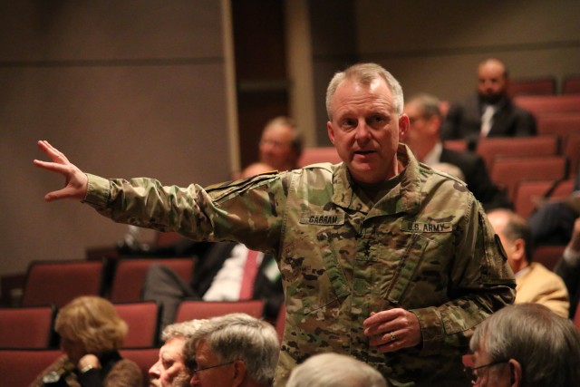 Maj. Gen. Doug Gabram speaks at APBI
