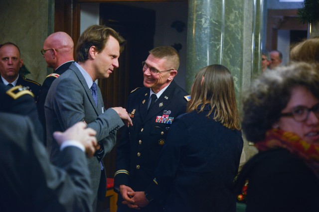 US Forces Liaison Office hosts annual holiday reception in Stuttgart