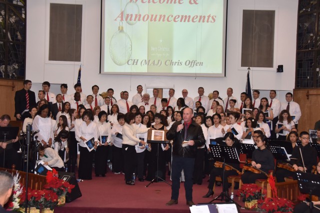 Christmas music resonates at South Post Chapel
