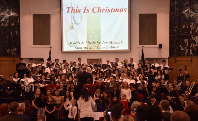 Christmas music resonates at South Post Chapel