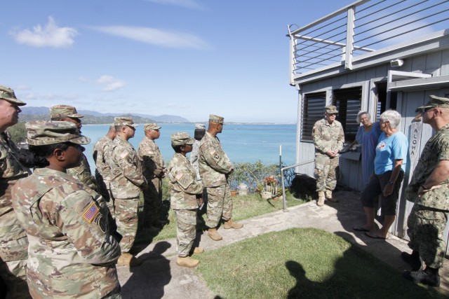 Senior enlisted advisors tour Hilltop House, DPAA in commemoration of Pearl Harbor