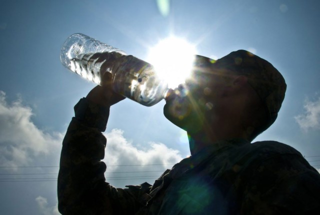 Dehydration is caused by not drinking enough water.