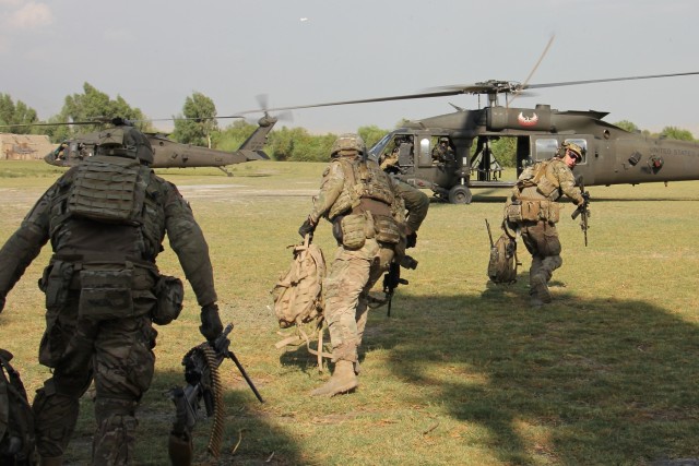 US, Afghan partnered force protection patrol