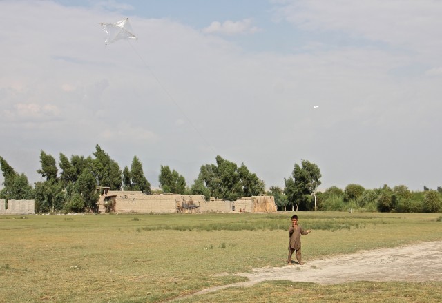 US, Afghan partnered force protection patrol