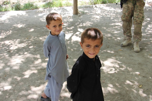 US, Afghan partnered force protection patrol