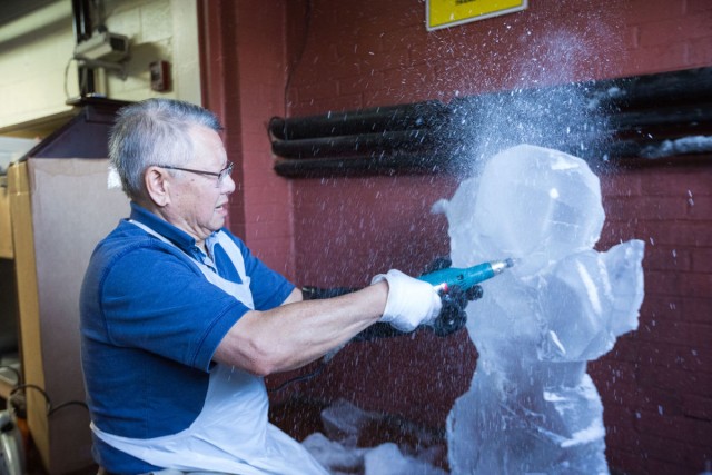 For Patton Hall's Thanh Nguyen, ice sculpture offers creative outlet