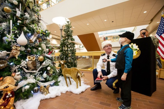 Young patient ignites holiday spirit