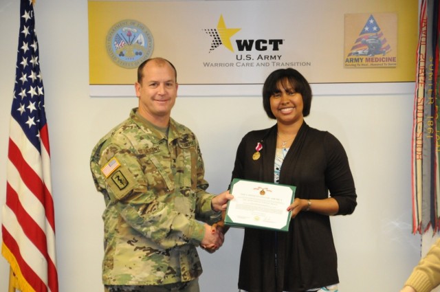 Valued team member says goodbye to Army Warrior Care and Transition, begins civilian career