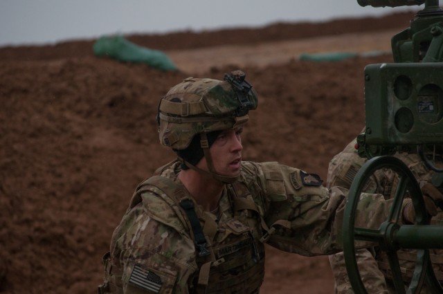 Rain Or Shine: Task Force Strike Artillerymen support Mosul counter-offensive