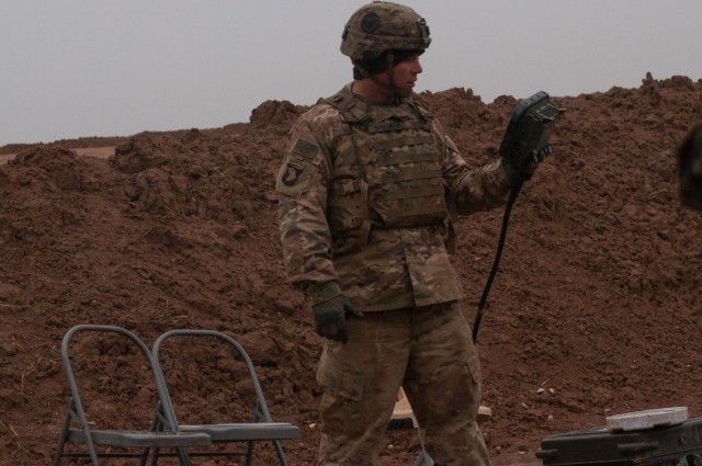 Rain Or Shine: Task Force Strike Artillerymen support Mosul counter-offensive