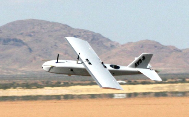 UAV in flight is tested for lethal capabilities 