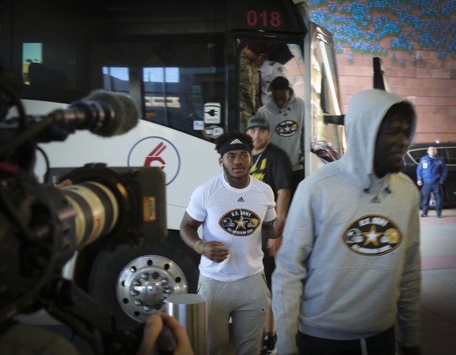 All-American Athletes and Soldiers join forces to bring smiles to kids