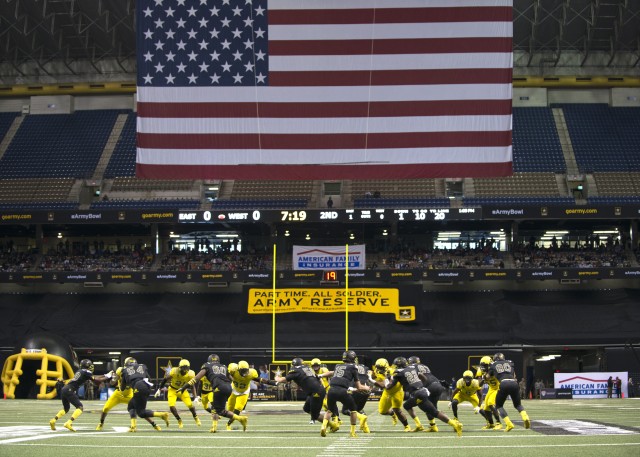 'America's varsity team' showcases high school football stars, band members