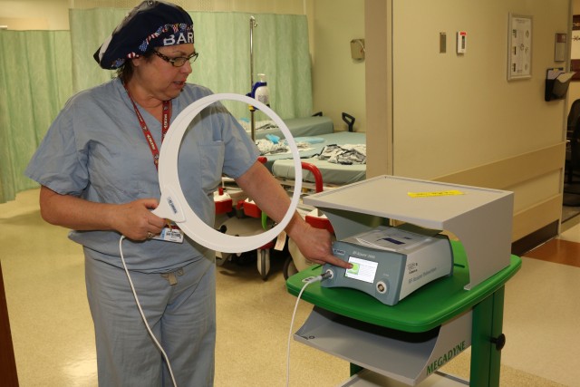 Evans goes low and high tech to ensure patient safety