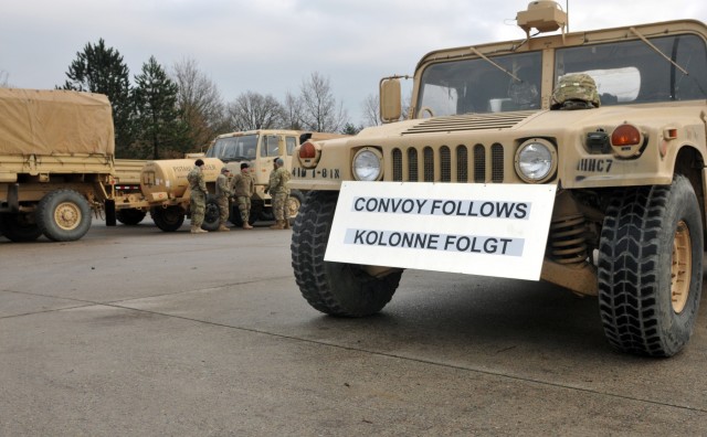 4th ID begins convoy from Germany to Poland