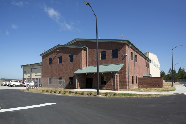 UAS hangar at Camp Mackall