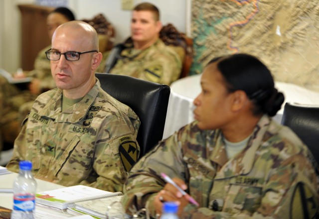 1CD RSSB conducts Sustainment Leadership Seminar