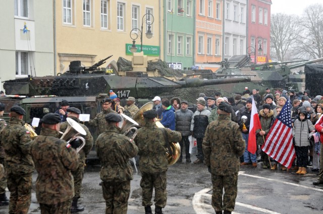 'Iron Brigade' participates in Polish celebration